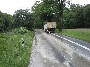 Einsatz auf der Bundesstra&szlig;e