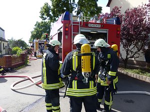 Feuer in der Vogelsiedlung