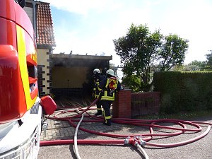 Feuer in der Vogelsiedlung