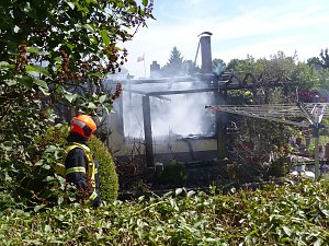 Feuer in der Vogelsiedlung
