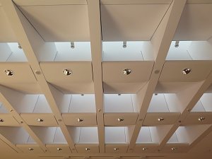Besuch im B&uuml;rgerhaus: Decke des Ratssaals