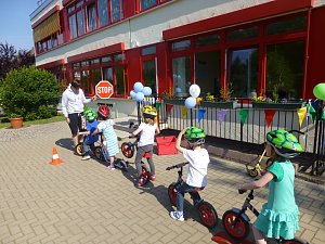 Mit Begeisterung bei Verkehrserziehung