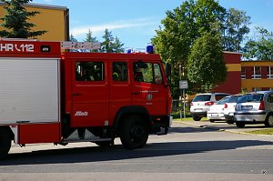 Feuerwehr&uuml;bung an Hentrich-Schule