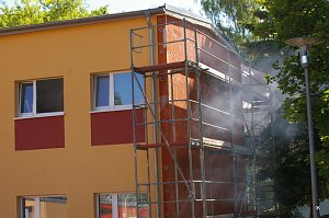 Feuerwehr&uuml;bung an Hentrich-Schule