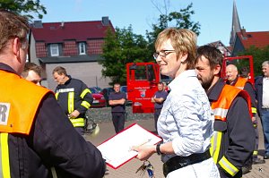 Feuerwehr&uuml;bung an Hentrich-Schule