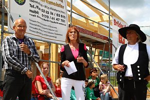Richtfest an Sollstedter Festhalle