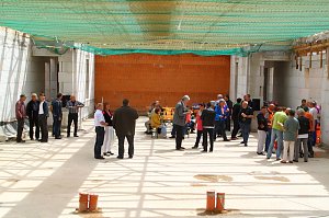 Richtfest an Sollstedter Festhalle