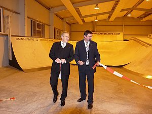 Einweihung Skaterbahn