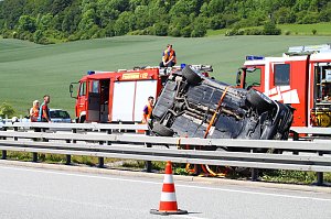 Unfall auf der A 38 Richtung G&ouml;ttingen