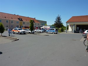 Explosion auf Aldi-Parkplatz