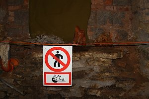 Bergbaustollen im Gutshaus