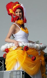 Flower Power beim Rolandsfest