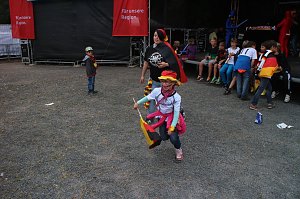 Erstes Public Viewing im Parkschloss