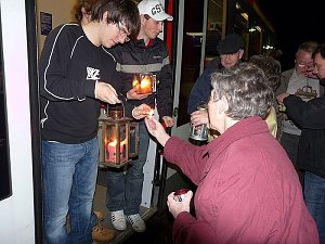 Friedenslicht in Sondershausen
