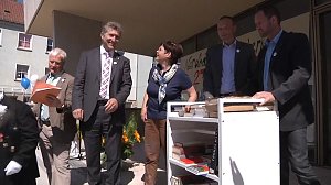 B&uuml;cherkette zum Umzug der Bibliothek