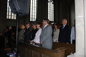 Auftritt der Ch&ouml;re im Dom