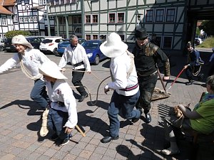Historische &Uuml;bung eines L&ouml;scheinsatzes