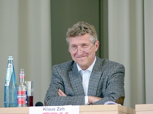 Viel geredet: Dr. Klaus Zeh