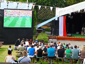 Public Viewing in Bleicherode