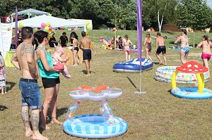 Wassergaudi am Kiesschacht