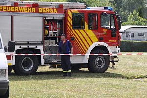 Gemeinsame Übung am Stausee