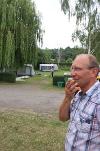 Gemeinsame Übung am Stausee
