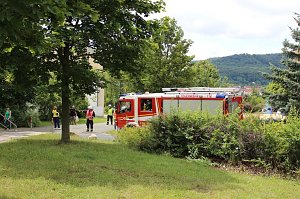 Mit Blaulicht ins &Ouml;stertal von Sondershausen