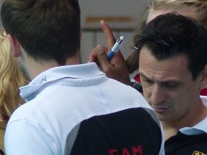 Volleyball in der Wiedigsburghalle