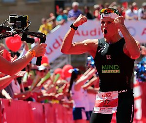 Beck beim Citytriathlon in Heilbronn
