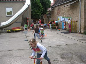 Verkehrssicherheitstag bei Riethspatzen