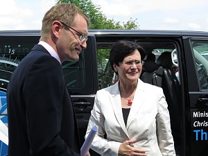 Christine Lieberknecht auf Tour bei Norsystec