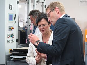 Christine Lieberknecht auf Tour bei Norsystec