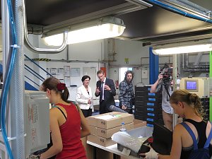 Christine Lieberknecht auf Tour bei Norsystec