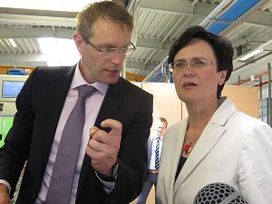 Christine Lieberknecht auf Tour bei Norsystec
