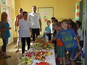 Schulfest mit gesundem Fr&uuml;hst&uuml;ck