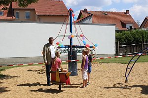 Spielger&auml;t in Jecha eingeweiht