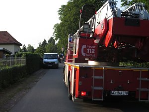 Feuer am Damm