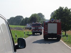 Feld brannte