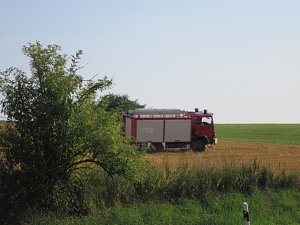 Feld brannte