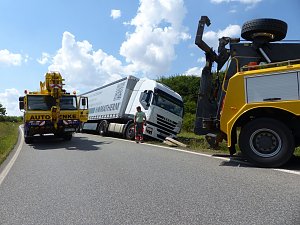 Bergung in der Auffahrt