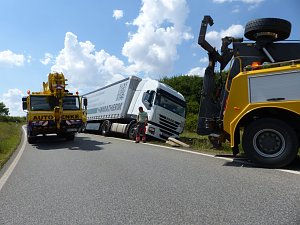 Bergung in der Auffahrt