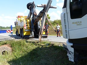 Bergung in der Auffahrt