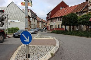 Demo &uuml;ber Bundesstra&szlig;e 4 in Greu&szlig;en gezogen