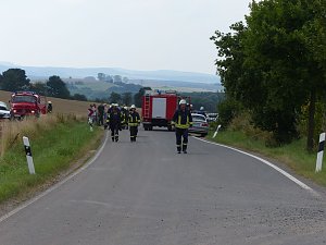 Reifenlager brannte