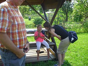 MDR H&ouml;rfunk in Gl&uuml;ckauf im Kita-Patenschaftsgarten
