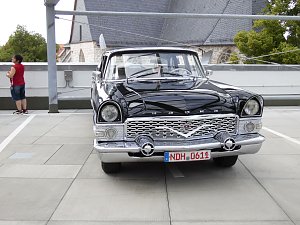 Oldtimer nach der Zuverl&auml;ssigkeitsfahrt