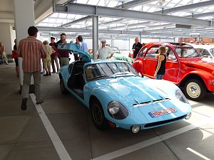 Oldtimer nach der Zuverl&auml;ssigkeitsfahrt