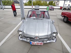 Oldtimer nach der Zuverl&auml;ssigkeitsfahrt