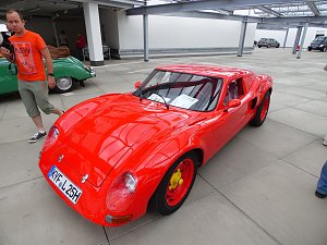 Oldtimer nach der Zuverl&auml;ssigkeitsfahrt