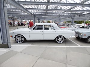 Oldtimer nach der Zuverl&auml;ssigkeitsfahrt